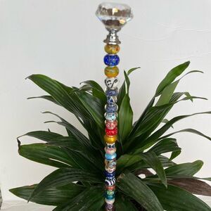 GLITZY PLANT JEWELRY, 10”, MULTI#2‎